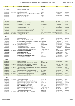 Wettkampfkalender 2015 als PDF - Leipziger Schützengesellschaft