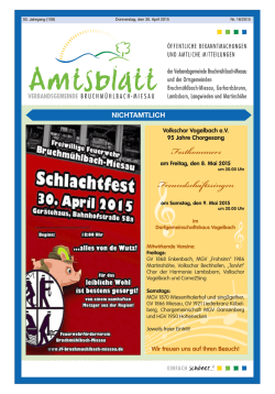 Festkommers Freundschaftssingen