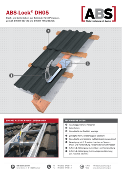 ABS-Lock® DH05 Datenblatt