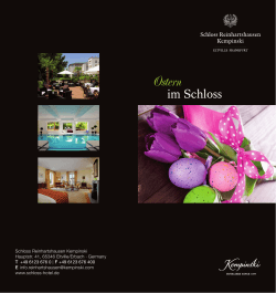 im Schloss Ostern - Kempinski Hotels