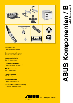 ABUS Komponenten / B - Abus Kransysteme GmbH