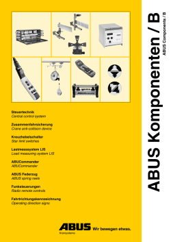 ABUS Komponenten / B - Abus Kransysteme GmbH