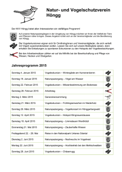 Jahresprogramm 2015 als PDF - Natur
