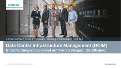 Data Center Infrastructure Management