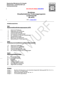 Richtlinien einzelbetriebliches F&ouml;rderprogramm Hessen Stand