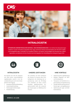 Optimierung innerbetrieblicher Material- und