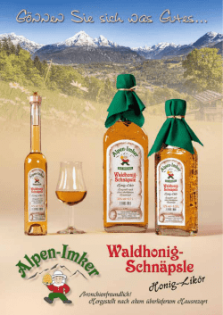 Alpen-Imker Preisliste ( Bild anklicken)
