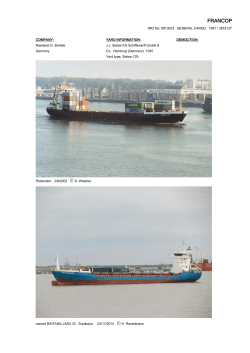 FRANCOP - Cargo Vessels International
