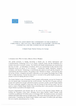 Digital Single Market Strategy - Knowledge Ecology International