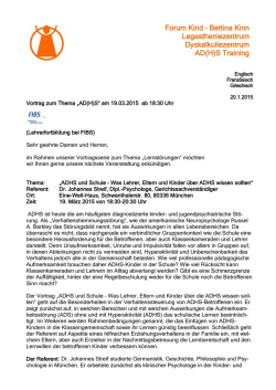 Forum Kind – Bettina Kinn Legastheniezentrum Dyskalkuliezentrum AD