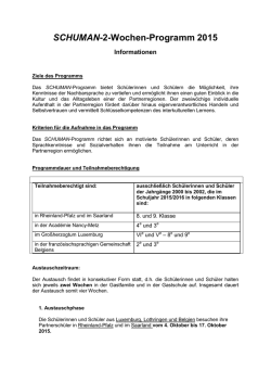 Infoblatt - Bildungsserver Rheinland