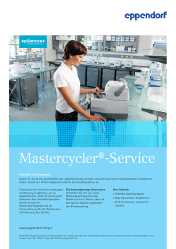 Mastercycler®-Service 1 MB