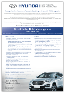 Stellenangebot  - Hyundai Motor Deutschland GmbH