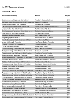 Bau ART Team GmbH Wildberg Referenzliste Umbau