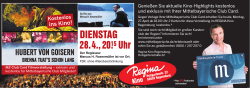 DIENSTAG 28.4.,20. Uhr 28.4.,20. Uhr