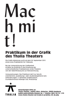 Mach mit! - Thalia Theater