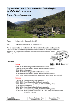 Lada-Club Österreich - Niva - Stammtisch