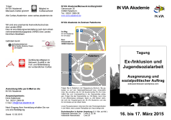 IN VIA Akademie Ex-/Inklusion und Jugendsozialarbeit 16. bis 17
