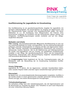 Infos als PDF - PINK Beratung & Training