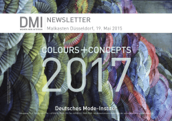 Newsletter vom Deutschen Modeinstitut - Deutsches Mode