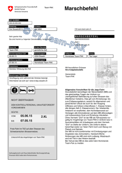 Marschbefehl Sisseln