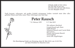 Peter Rausch - Zurück zu mittelhessen