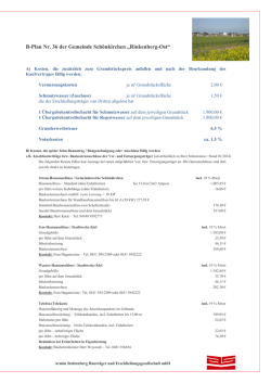 Grundst&uuml;cksnebenkosten