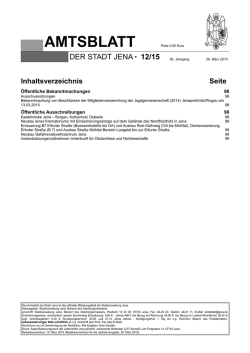 Öffentliche Ausschreibungen