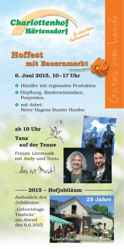 Flyer zum downloaden - Charlottenhof Härtensdorf