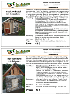 Insektenhotel