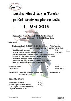 Luscha Alm Steck`n Tunier / palični turnir na planini - Breg