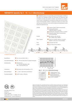THERMATEX Symetra Rg 4 - 16 / 4 x 4 (Blocklochung)