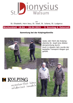 Wochenblatt 2015 04 18 - 3 Sonntag d Osterzeit _2