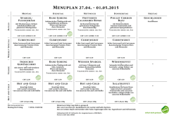 Menu PDF - Culinarium SAP Biel