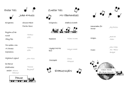 EHRUNGEN Pause - MV Eberhardzell eV