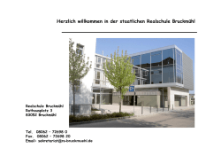 Informationen &Uuml;bertritt