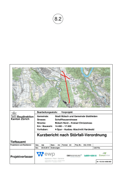 Kurzbericht nach Störfall-Verordnung PDF 2.2 MB