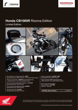 Flyer-A4-CB1000R Editionsmodell Rizoma 0415 02.indd