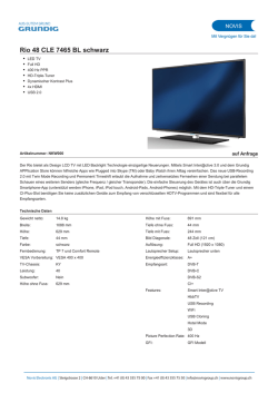 Grundig Rio 48 CLE 7465 BL schwarz