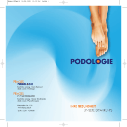 PODOLOGIE - physioduesseldorf.de