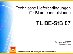TL BE-StB 07 - CTW-Strassenbaustoffe