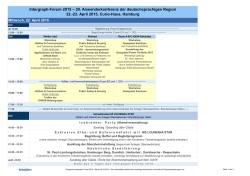 Intergraph-Forum 2015 &ndash; 30. Anwenderkonferenz der