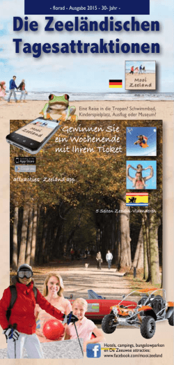 Die Zeeländischen Tagesattraktionen