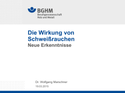 Die Wirkung von Schwei&szlig;rauchen