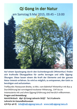 Info - Taiji Qigong Tanz