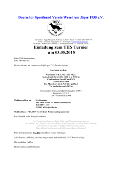 THS Turnier - Deutscher Sporthund Verband e.V.