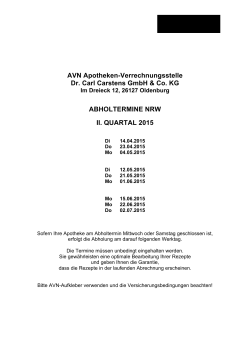 PDF-Download Abholtermine AVN (NRW)