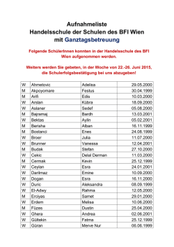HAS mit Ganztagsbetreuung