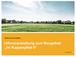 Infoveranstaltung Gewerbe - e