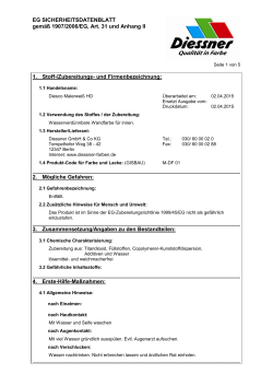 EG-DIN Sicherheitsdatenblatt